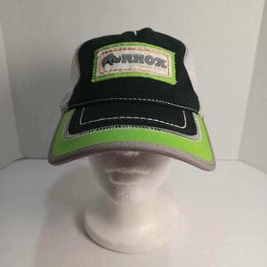 Rhox‎ Trucker Hat Cap America Black Green White Mesh Snapback Baseball Cap